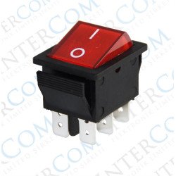 IC-104A Geniş Işıklı Anahtar 6P ON-OFF IC-104A Geniş Işıklı Anahtar 6P ON-OFF
