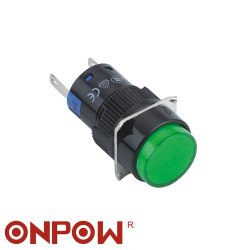 16mm Plastik Sinyal Lambası LAS1-AY-D