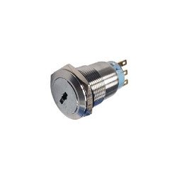 D95 19mm Metal Anahtarlı Switch 0-I IP65
