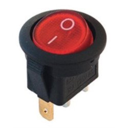 IC-131-0 YUVARLAK ANH.IŞIKLI 220V KIRMIZI