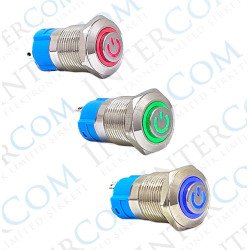 E12AT 12MM POWER SİMGELİ KALICILI 12-24V