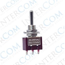 IC-140A Toggle Switch ON-OFF-ON (Kaliteli) Ø6mm MTS-103