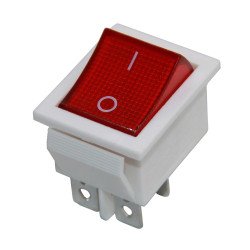 IC-104B Geniş Işıklı Anahtar ON-OFF BEYAZ KASA IC-104B Geniş Işıklı Anahtar ON-OFF BEYAZ KASA